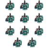 Xspeedonline 10 pezzi di ricambio per joystick analogico compatibile con PS4 PlayStation 4, blu