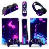 YLMKMVLCZC Decalcomania 23819 Per PS5 Console Disc Edition & Digital Edition Sticker Vinyl Decal Cover Per Ps5 Controller & Charging Station & Headset & Media Remote Pellicola Protettiva(Digital Edition)