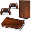 PDURMBUAB Nessuna Schiuma Nessuna Bolla Per PS5 Skin Disc Edition & Digital Console E Controller Vinyl Cover Skins Wraps Resistente Ai Graffi, Compatibile 62843(Digital Edition)