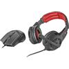 Trust Gaming Trust GXT 784 Cuffie e Mouse da Gioco