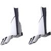 Generico Supporto da parete per console per PS5/PS5 Slim, supporto da parete per console con supporto per 2 controller Console di gioco Supporto verticale per PlayStation5 Slim (Bianco)