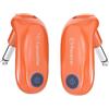 Tomvorks Ricevitore e Trasmettitore Wireless per Chitarra, Ritardo Minimo, Batteria a Lunga Durata, Strumenti a Fiato Elettrici Plug-and-play, Materiale ABS (Arancia)