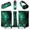 YLMKMVLCZC Decalcomania 15785 Per PS5 Console Disc Edition & Digital Edition Sticker Vinyl Decal Cover Per Ps5 Controller & Charging Station & Headset & Media Remote Pellicola Protettiva(Disc Version)