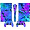 LNMLRBXEXZ Compatibile Con Adesivi Skin Per PS5 Slim Skin Disc Edition & Per Digital Console Controller Vinyl Cover Skins Wraps Scratch Resistant Compatible 99161 Avvolgimento(Disc Version)