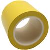 Vilgftyiet Kit per marcatura per campo da tennis, badminton, basket e pickleball, 33 m x 6 cm, in PVC, impermeabile, antiscivolo, giallo