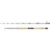 PENN Regiment IV Pro, canna da pesca d'acqua salata per pesci di mare, merluzzo, spigola, merluzzo, sgombro, squalo, peso leggero e versatilità, argento, 2,10 m, canna veloce ambidestra