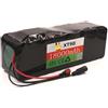 MXSYIEVH Batteria Per Bici Elettrica 48V 18Ah Batteria Per Scooter Elettrico 13S3P Per Motori per Scooter Elettrico da 200W 350W 500W 750W 1000W Con Caricabatterie BMS Integrato XT90 plug,48V 18Ah
