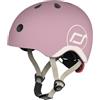 Scoot & Ride Scoot and Ride & Baby Casco da bambino XX-Small a Small (45-51 cm), vestibilità regolabile, design leggero, traspirante, fibbia magnetica, certificazione di sicurezza - Wildberry