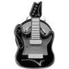 OUKENS Marcatore per Palline da Golf, Clip per Visiera per Cappello da Golf con Motivi Multipli con Pennarello Magnetico per Palline(Chitarra Nera)