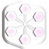 RAPLONC Smart Boxing Machine A LED Onepunch, Macchina da Allenamento per Musica Elettronica in Interni, Pad di Boxe Pannelli più Grandi con Supporto per Telefono E Guanti da,Bianca
