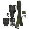 ACEXIER System di bloccaggio rapido per G1ock 17 M9 Adattatore di piattaforma per fondina per pistola con QLS 19 22 Accessorio per la caccia (Green-3PCS Short Set)