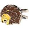 KIMISS Clip Magnetica per Cappello con Indicatore di Pallina da Mini Indicatore Portatile per Pallina da Clip per Cappello da Golfista Animale Leone Accessorio Magnetico per Esterni
