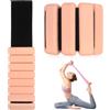 SHUTIANYA 2 Pz Pesetti Caviglie, Cavigliere con Pesi per Caviglie e Polsi, Zavorrate per yoga, danza, camminata, jogging, rosa