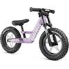 BERG Biky Cross - Bicicletta viola con freno a mano a partire dai 2 anni, con pneumatici, telaio leggero in magnesio, 12 pollici, bicicletta per bambini, sella regolabile in altezza