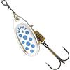 Mepps Comet Decoree esche da spinning Blue Dot argento 5