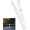 Tokaneit Cinghia Centrale per Rete da Tennis,Cinghie per Rete da Tennis in Nylon Regolabili in Altezza con Fibbia in Acciaio Inossidabile,per Giochi Multigiocatore e Allenamento Sportivo 2.2mx5cm