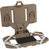 WarmHeartting Scheda di Navigazione Tattica Pieghevole, Telefono Cellulare Flip Lite, Supporto Molle, Attrezzatura per Cellulare, Fondina, Accessori per Softair