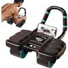 Generic Ab Roller - Rullo per addominali a quattro ruote | Rullo per addominali con supporto automatico del gomito a rimbalzo | Rullo addominale per allenamento addominali