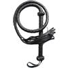 QiKKago Nero Fitness Serpente Frusta, Usato per L'Allenamento Equestre, Frusta del Pastore, Frusta Equestre di Allenamento della Forza, Frusta di Allenamento, Regalo di Coppia F-6