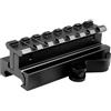 Gexgune Supporto riser a sgancio rapido QD, altezza regolabile da 20 mm a adattatore per guida P.icatinny, supporto per cannocchiale in alluminio leggero per accessori da caccia