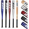 ForenTex Mazza da baseball in alluminio - 71,12 cm - Mazza da baseball, allenamento con peso e giochi di palla - Design classico (grigio metallo)
