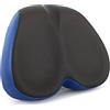 Lodoot Sella per biciclette addensata Sella per bici senza naso Sella da ciclismo oversize Comfort Traspirante Cuscino Copertura Larga Oversize