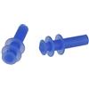 SEAC Ear Plugs, Tappi Orecchie in Silicone per Nuoto in Piscina o in Mare Unisex Adulto, Blu, Taglia Unica