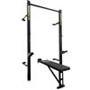 K-Sport: * Black Line * Wall Rack con panca pieghevole | Wall Rack pieghevole fino a 350 kg | Premium bilanciere con panca pieghevole fino a 275 kg | Set completo per Homegym