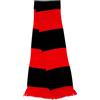 BrolloGroup Sciarpa Tubolare Tifosi Bianco Nera Rosso Verde Sciarpe Invernali Personalizzabile con Ricamo PS 15538 (Rosso Nero)