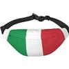 VACSAX Marsupio impermeabile in poliestere con cintura regolabile, versatile borsa a tracolla per uomini e donne, Bandiera Italia, Taglia unica