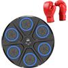 Dickly Music Boxing Machine Reaction Target Wall Mount Bambini Adulti Music Boxing Target per l'esercizio Kickboxing, Guanti per Adulti