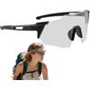 Generic Occhiali da ciclismo fotocromatici, occhiali da sole sportivi polarizzati per uomo, protezione UV400, occhiali da guida trasparenti per uomini, donne e giovani