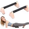 Generic Supporto per flessioni da allenamento, barre robuste, parallele con manico in legno, attrezzatura fitness con impugnatura ergonomica per allenamento della, esercizi di petto e braccia a casa o