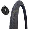 ECOVELO EBB27MBB COPERTONE 57-584 + Camera d'Aria Mountain Bike 27.5 x 2.125 MTB Country Pneumatico Rigido Bicicletta Bici