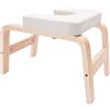 HauTour Sgabello da yoga Classic White - Panca di inversione sicura per principianti e professionisti per il relax e l'allenamento della schiena con supporto antiscivolo