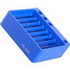 TAZIZI Biciclette Raggi Nipples Disposizione Tool Box Bike Spokes Caps Storage Box Quick Sorting Tool Box Bike Shop Repair Tool