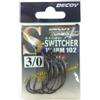 KATSUICHI Decoy Worm 102 S Switcher Mid Weighted Worm Hooks Size 3/0 , 1 grams (2167)