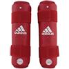 adidas Unisex - Wako Pu Shin Guard Parastinchi, Unisex - Adulto, ADIWAKOSG01, Rot, L
