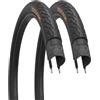 Ecovelo 2 Copertoni 700 x 25C (25-622) Deestone ON OFF ROAD, Corsa, Gravel Bike D839 Neri | Pneumatici Stradali In Gomma Bici
