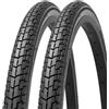 ECOVELO 2 COPERTURE 24 X 1 3/8 (37-540) COPPIA COPERTONI GOMME PER CARROZZINA DISABILI BICICLETTA BAMBINO CITY BIKE