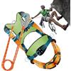 Generico Imbracatura Anticaduta | Kit di Sicurezza per Tetti con Cintura Corpo e Imbracatura - Cintura con Imbragatura Completa Comoda e Gancio Rapido per Arrampicata Escursionismo e Sport Esterni