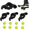 zwxqe Indoor Cycling Snap Feet Adapters, Anti-Slip Rocker Plate, Bike Trainer with Tennis Balls, Shock Absorbing Core Workout, Indoor Exercise Equipment, Home Cycling Trainer, Rocker Plate for Bike Trainer