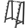 GORILLA SPORTS® Rack Palestra - 5 Livelli, Carico Massimo 500 kg, in Acciaio, Nero o Bianco - Supporto Bilanciere, Rastrelliera, Porta Bilanciere da Terra, Posa Pesi (Bianco)