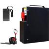 HJGHY Batteria per Carrello elevatore Elettrico da 24 Volt, 24V 20Ah, Batteria di Ricambio al Litio Ferro fosfato (LiFePO4) per transpallet Elettrico, con Maniglia.