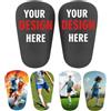 Generic Parastinchi da calcio personalizzati personalizzati con foto o logo, parastinchi da calcio leggeri con imbottitura in EVA, regalo per giovani e giocatori adulti