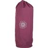 Bodhi SURYA BORSA COTTON | Borsa da yoga grande per tappetini in lana vergine e tappetini da yoga | Borsa in 100% cotone in formato XL | Borsa sportiva con motivo mandala | Melanzana