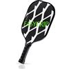 EasyGrip Racchetta Pickleball Donatello PRO - Fibra di Carbonio ad Alte Prestazioni - Potenza, Precisione e Controllo per Giocatori Avanzati - Ampio Sweet Spot
