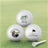 Solarix Palline Da Golf Personalizzabili, Stampa Logo Foto Testo E Design Spiritosi, Regalo Per Uomo, Adatto Per Fidanzato, Marito, Nuovo Papà, Fratello, testimone E Festa Del Papà (Bianco)