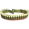 Gexgune 120 * 5CM Tactical 27 Shortgun Shell Bandolier Cintura 12 Gauge Proiettile Munizioni Sacchetto di Combattimento Caccia Cartuccia Cintura (Nero)