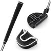 LIFEZEAL Putter da golf 89 cm, mazza da golf in metallo portatile per destrorsi, martello da putter con custodia, angolo di caduta 72°, angolo di inclinazione 3°, per bambini, adolescenti e adulti